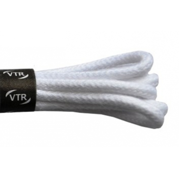 VTR šnúrky bavlnené okrúhle tenké biele Obrázok pre VTR šnúrky bavlnené okrúhle tenké biele