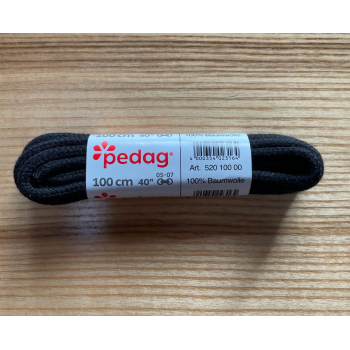 PEDAG Šnúrky Cord guľaté black 100 CM Obrázok pre PEDAG Šnúrky Cord guľaté black 100 CM