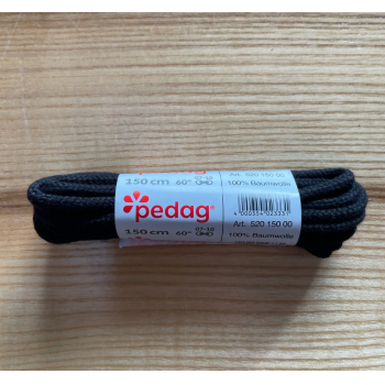 PEDAG Šnúrky Cord guľaté black 150 CM Obrázok pre PEDAG Šnúrky Cord guľaté black 150 CM