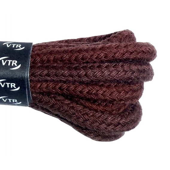 Obrázok pre VTR šnúrky bavlnené okrúhle tenké hnedé 