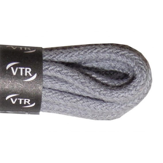 Obrázok pre VTR šnúrky bavlnené okrúhle tenké sivé 