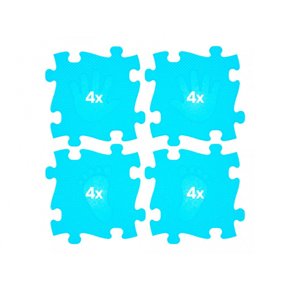 Obrázok pre MUFFIK Set aktívne podložky RUKA/NOHA Modrá