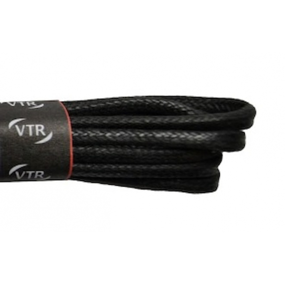 Obrázok pre VTR šnúrky voskované okrúhle tenké čierne 